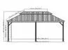 TONNELLE ALU + MOUSTIQUAIRES 9 m2