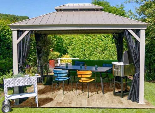 Tonnelle de jardin : 5 modèles pour déjeuner à l'ombre