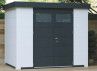 ABRI JARDIN METAL PORTE DOUBLE 5.60m²