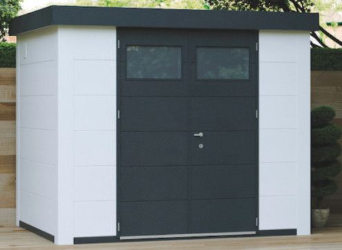 ABRI JARDIN METAL PORTE DOUBLE 5.60m²