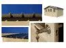 Chalet bois toit acier - 14m2