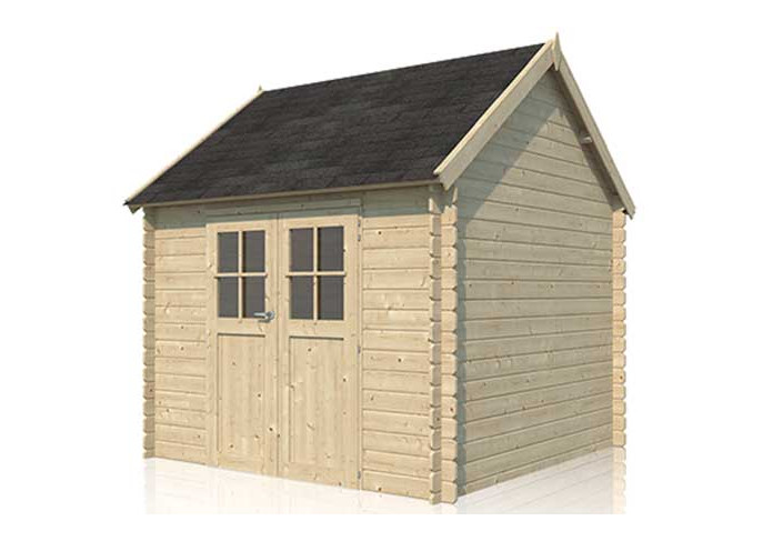 Chalet bois 28mm - 8m2