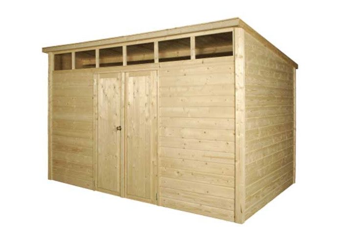 abri jardin bois 11m²