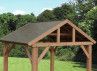 PERGOLA EN BOIS TOIT ALUMINIUM