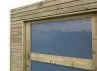 Abri combiné bois traité 11m2