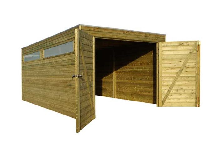 Garage bois traité 15m2