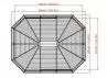 Pavillon alu fermé 16 m2