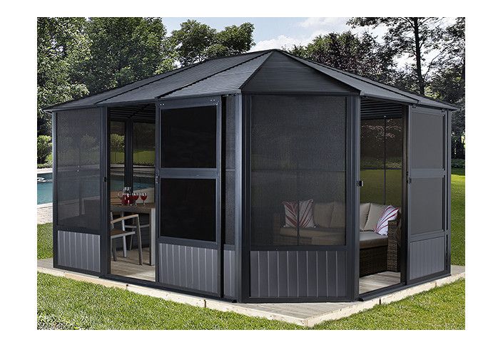 Pavillon alu fermé 16 m2