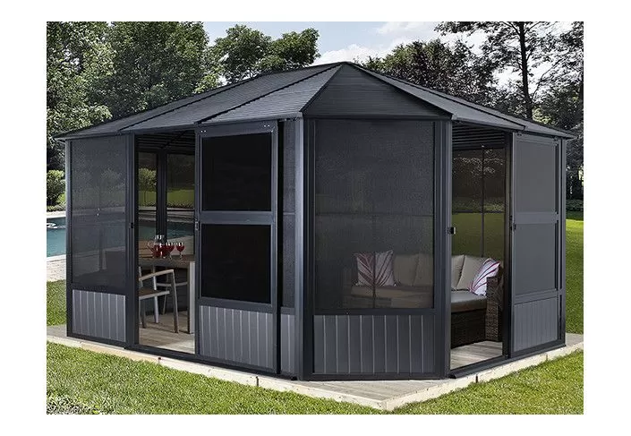 Pavillon alu fermé 16 m2