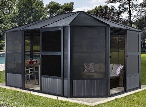 Pavillon alu fermé 16 m2