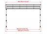 Pergola avec rideaux 11 m2