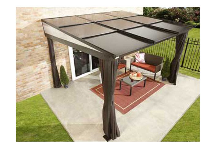 Pergola alu toit rétractable 11 m2