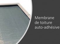Option membrane auto-adhésive pour toit plat en bois - 4 rouleaux
