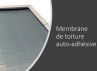Option membrane auto-adhésive pour couvrir la toiture de votre abri bois - 5 rouleaux