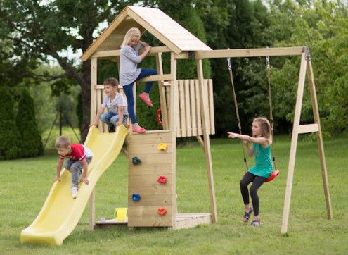 Aire de jeux spéciale escalade et glisse