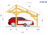 CHARPENTE ASYMETRIQUE BOIS DOUGLAS - PLAN 