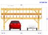 CHARPENTE ASYMETRIQUE BOIS DOUGLAS - PLAN