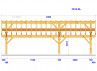 Charpente traditionnelle bois douglas - plan