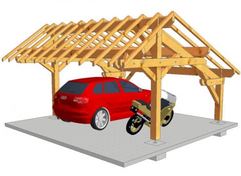 Comment fabriquer un auvent à charpente traditionnelle ?