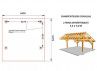 CHARPENTE BOIS TENON/MORTAISE ASYMETRIQUE