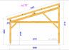 CHARPENTE BOIS DOUGLAS 5 X 3 M - Plan