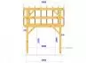 CHARPENTE BOIS TENON/MORTAISE 5 X 3 M - Plan