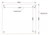 CHARPENTE BOIS TENON/MORTAISE MONOPENTE - plan au sol