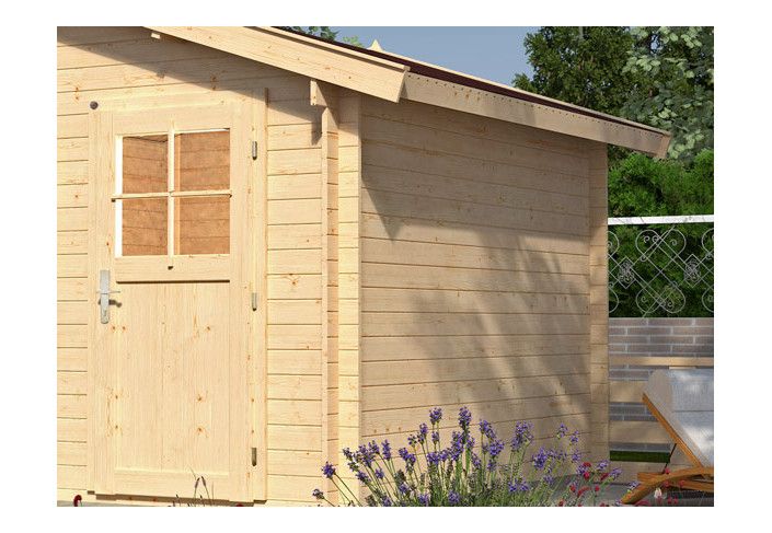Abri de jardin en bois haute qualité avec plancher 4.75 m2