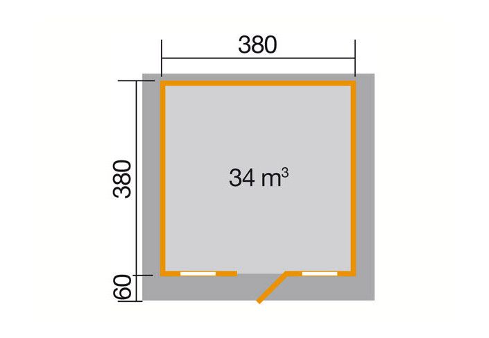 ABRI BOIS 28 MM AVEC PLANCHER