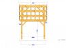 CHARPENTE BOIS TENON/MORTAISE MONOPENTE - 21M2 - DIMENSIONS