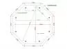 CHARPENTE BOIS TENON/MORTAISE OCTOGONALE - 35M2