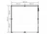 Garage double en bois brut - Plan
