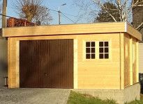 Garage toit plat porte basculante