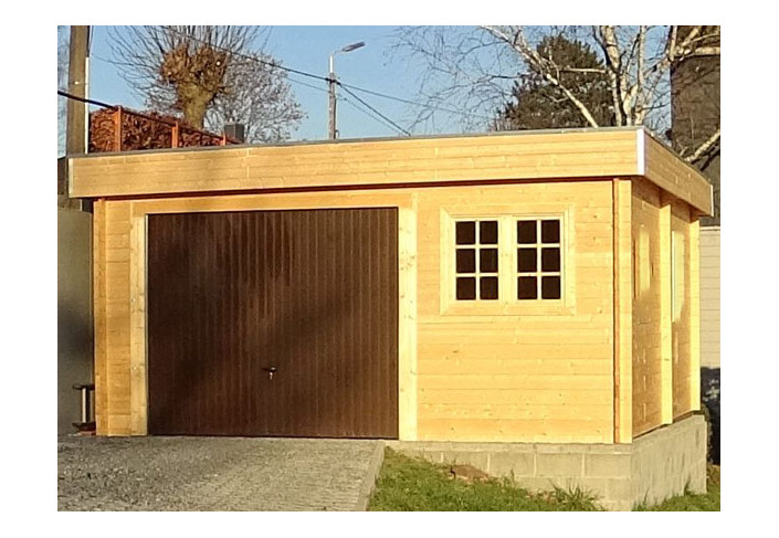 Garage toit plat porte basculante