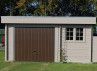 Garage toit plat porte basculante