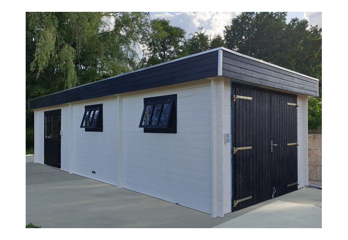 Garage toit plat - couverture EPDM