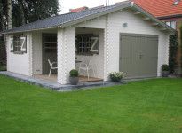 Garage bois avec atelier - 36m2