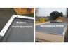 Couverture EPDM avec finition profil aluminium