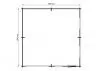 Garage toit plat porte basculante - 36M2