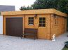 Garage toit plat porte basculante - 36M2