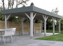 Carport bois brut - 20.10m2