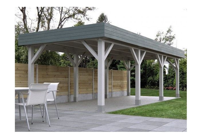 Carport bois brut - 20.10m2