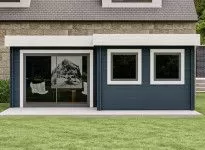 Bureau de jardin en L - 22.5m2