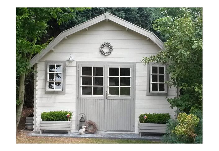 Maison de jardin en bois brut - 13 m2