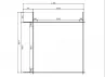 Bureau de jardin toit plat 22m2