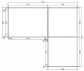 Bureau de jardin design en L