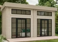 Chalet design cubique - 18 m2