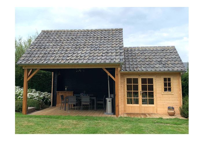 Chalet country bois brut - 27m2