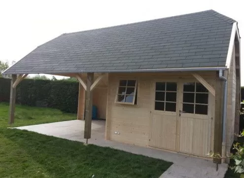 Chalet country + terrasse - 36 m2