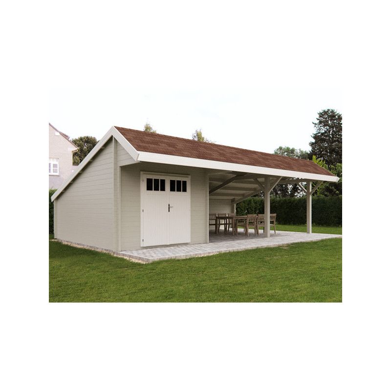 L'Européenne de chalets - Sous bois, bois massif, maison, terrasse